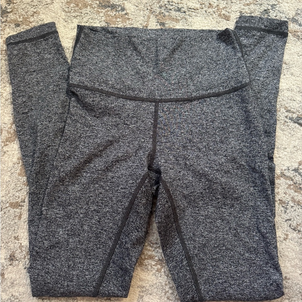 Heathered Gray Lululemon High-Waisted Leggings